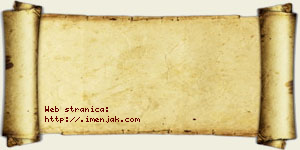 Lana Bzeničanin vizit kartica